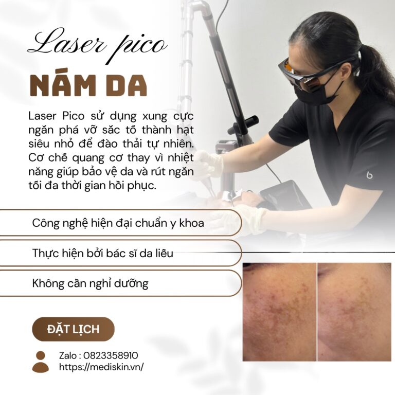 điều trị nám da long an