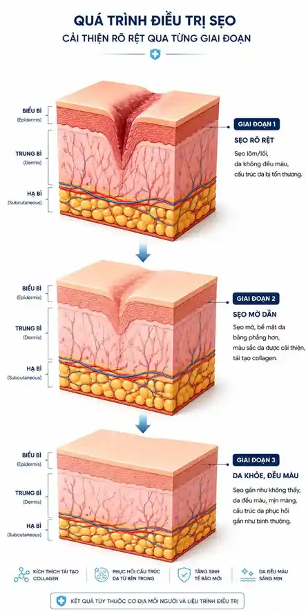 Kết Hợp Đa Công Nghệ Cho Sẹo Rỗ